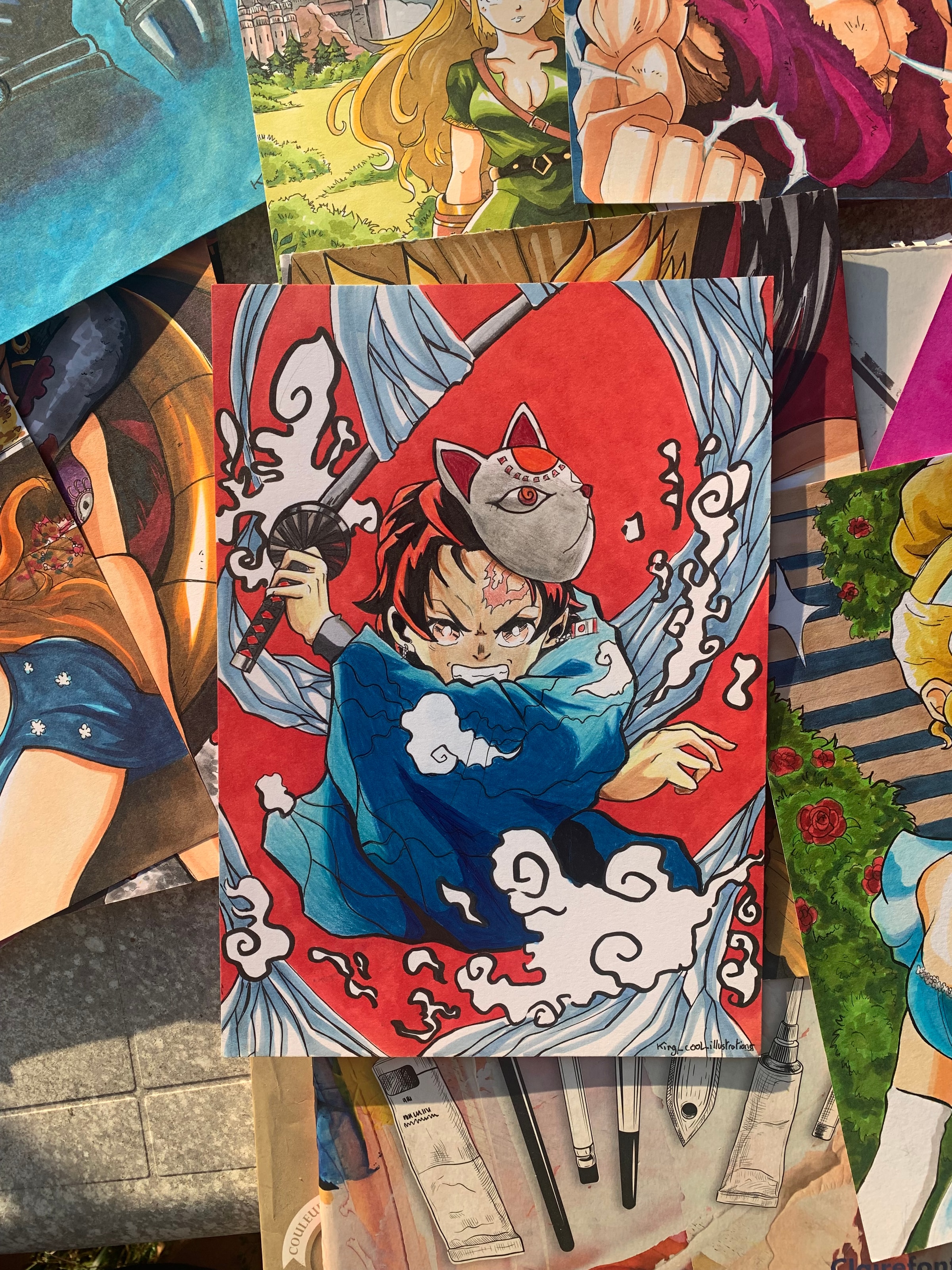 Illustration de Tanjiro
